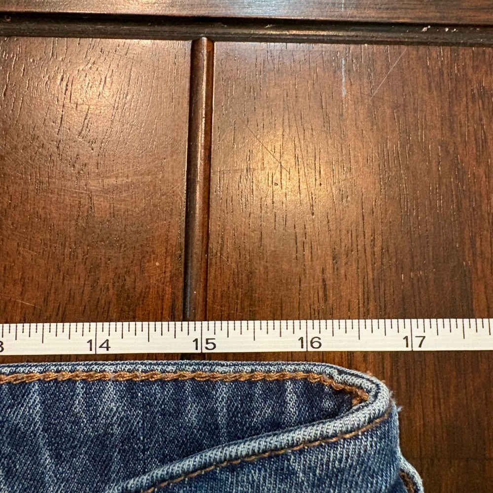 Women’s Wonderly Cropped Wide Leg Raw Hem Jeans Size 10R - Picture 7 of 7